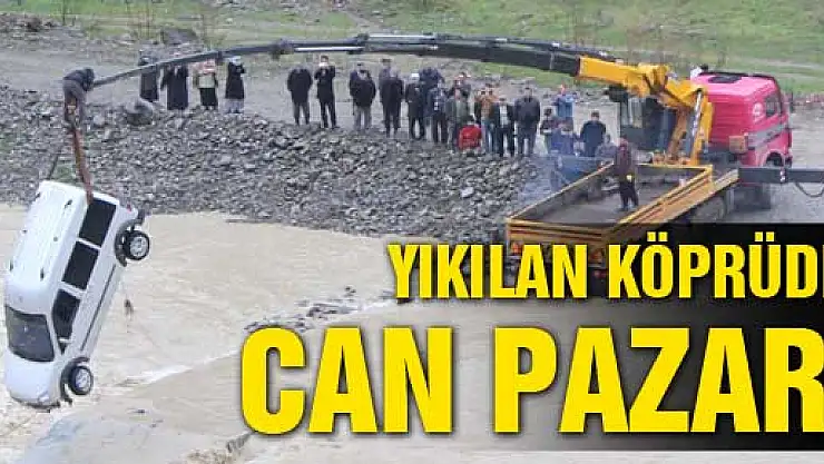 Sağanak Yağış Mahsur Bıraktı