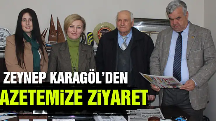 Karagöl'den gazetemize ziyaret