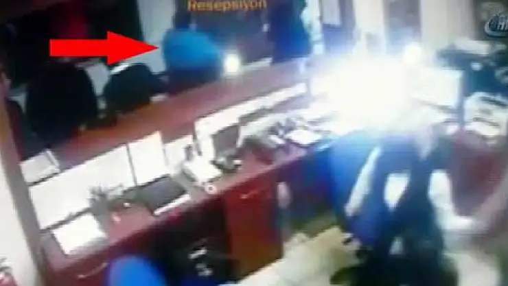 Kocaeli'de polisin vurulma anı güvenlik kamerasında