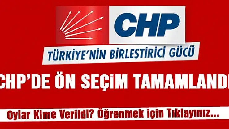 CHP'de Ön Seçim Gerçekleştirildi
