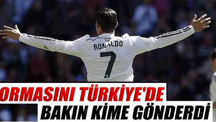 Ronaldo, formasını Türkiye'de bakın kime gönderdi