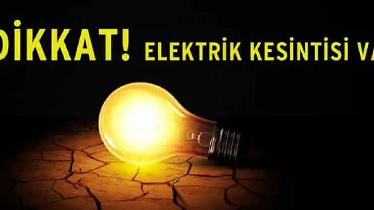 Samsun İlinde programlı elektrik kesintisi bildirimi
