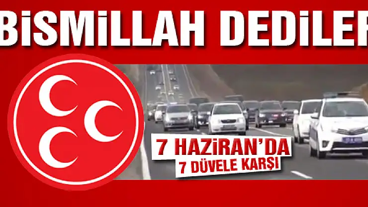 MHP 'BİSMİLLAH' DEDİ