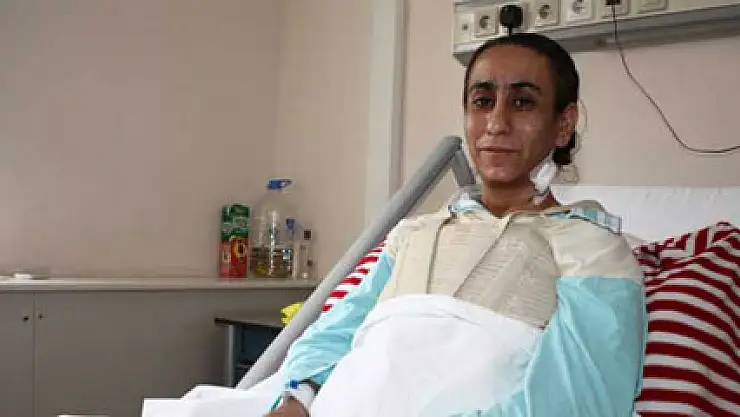 Kalbinden 35 santim tümör çıktı