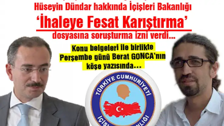 DÜNDAR'A SORUŞTURMA İZNİ !
