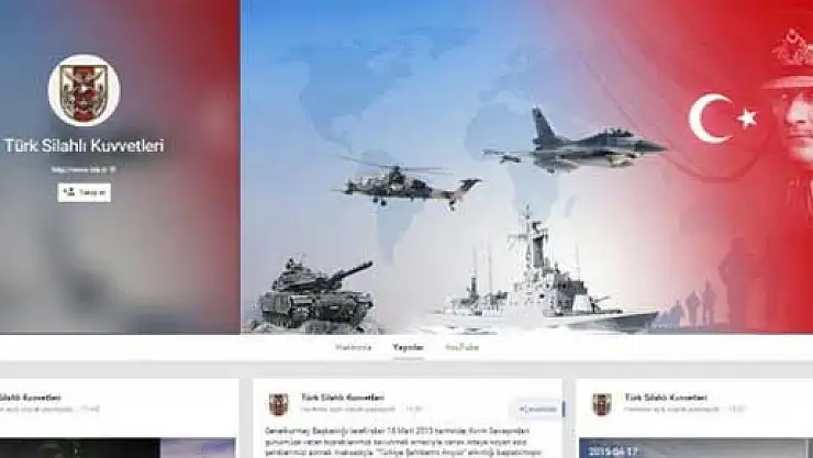 Türk Silahlı Kuvvetleri artık sosyal medyada