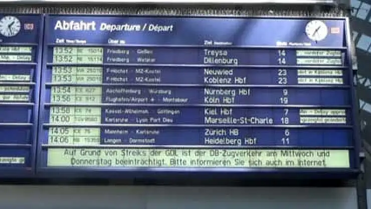 Almanlar greve doymuyor