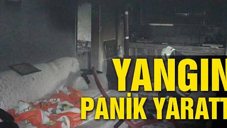 YANGIN PANİK YARATTI