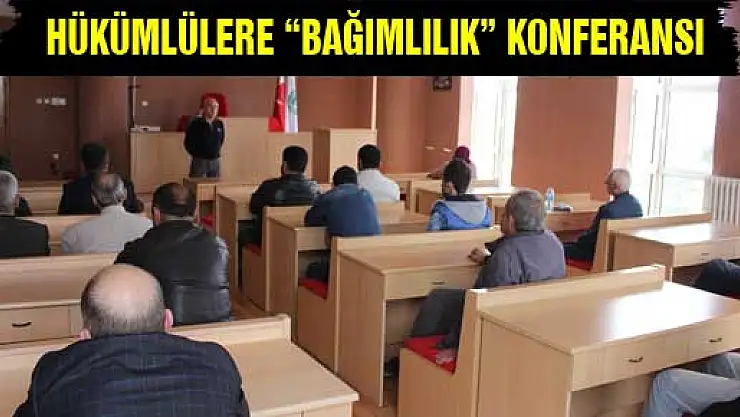 HÜKÜMLÜLERE 'BAĞIMLILIK' KONFERANSI