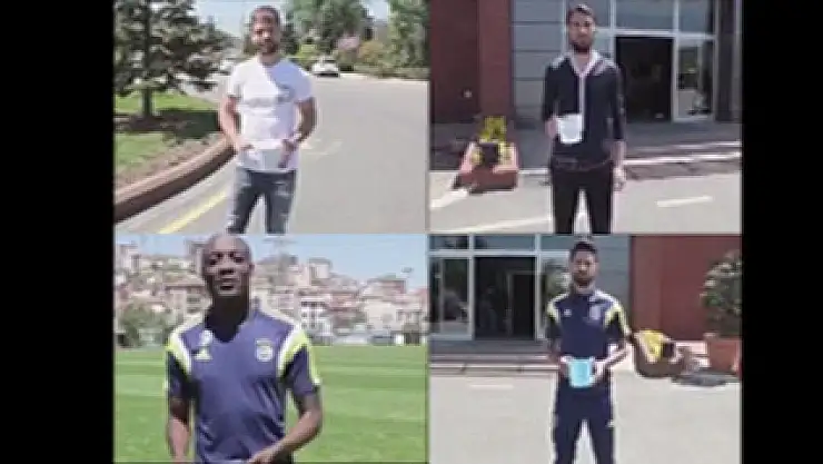 Fenerbahçeli futbolcular Fnerbahçe Ülker'i su dökerek uğurladı