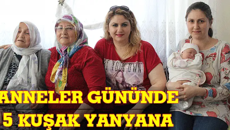 ANNELER GÜNÜNDE 5 KUŞAK YANYANA