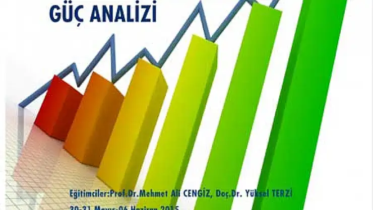 SPSS İle İstatistiksel Analiz Ve Güç Analizi Eğitimi Başlıyor!