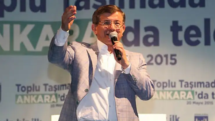 Başbakan Davutoğlu: 'CHP'nin projesi çalıntı, kitabımdan çalıntı'