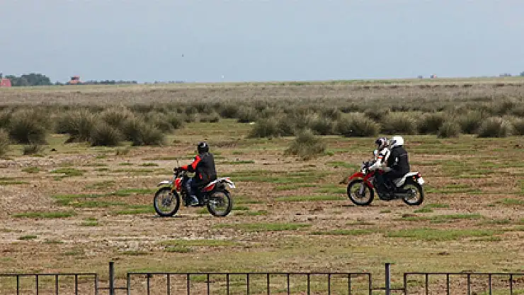 Kızılırmak Deltası'nda 'motocross' yapılmasına tepki