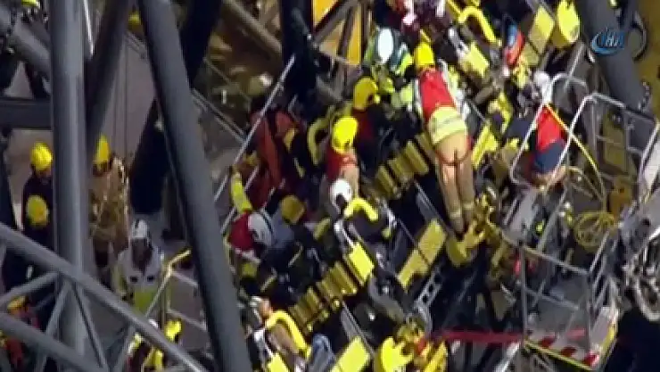 Lunapark eğlencesi az daha faciayla bitiyordu