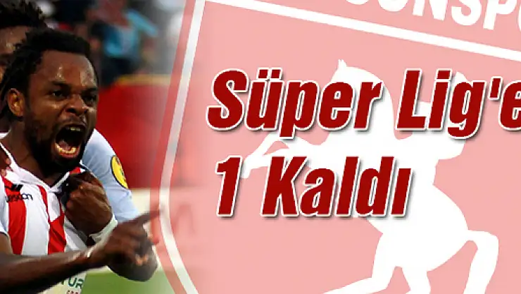 Süper Lig'e 1 Kaldı
