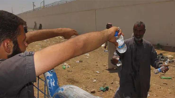 Suriyelilerin ilk istekleri su oldu