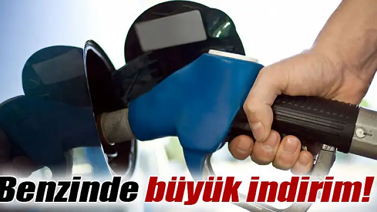 Benzine indirim geldi