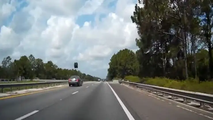 Otoyolda görünmez kaza!