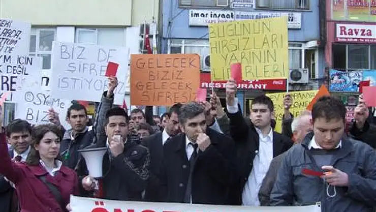 Çarşamba' da YGS Eylemi…