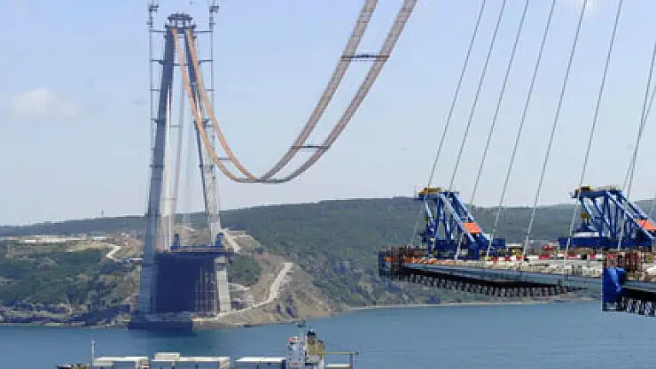 3. köprünün yüzde 70'i tamamlandı