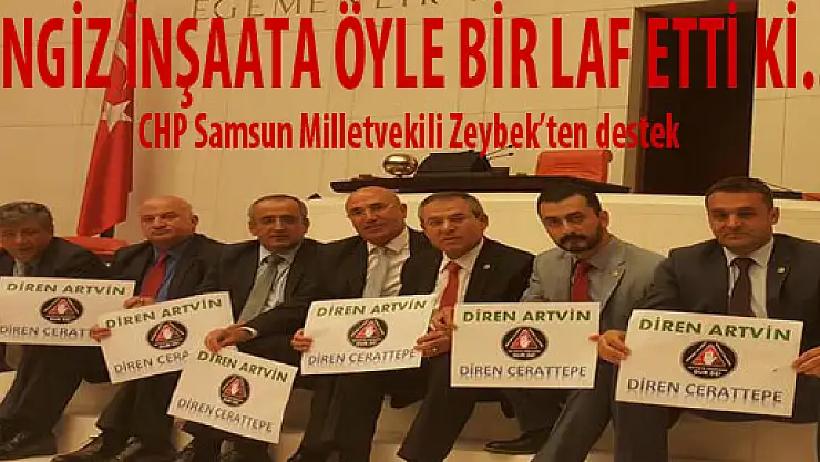 Cengiz İnşaat'a Artvin'den eylemli cevap