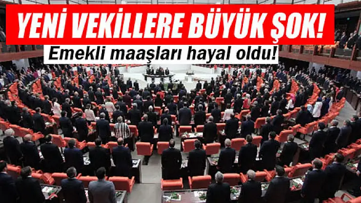 Yeni vekillere büyük şok!