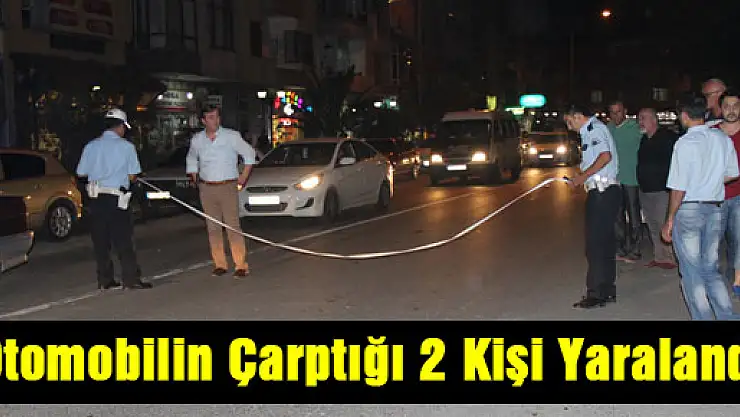 Otomobilin Çarptığı 2 Kişi Yaralandı