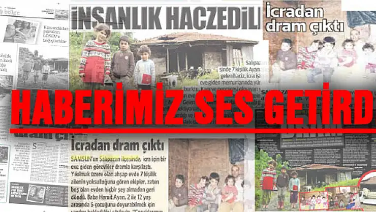 Haberimiz ses getirdi