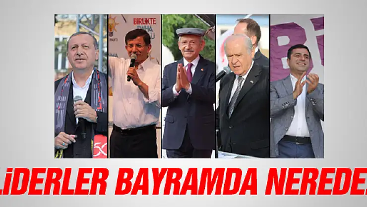 Liderlerin bayram programı