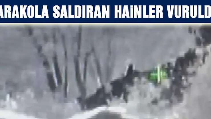 Karakola saldıran PKK'lılar böyle vuruldu