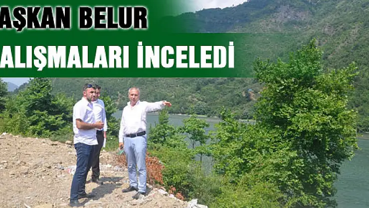 Başkan Belur Çalışmaları inceledi