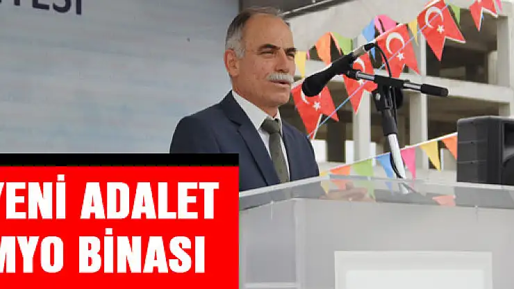 ÇARŞAMBA'YA YENİ ADALET MYO BİNASI
