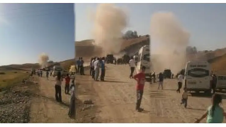 Teröristler sivillerin geçtiği yere patlayıcı döşedi