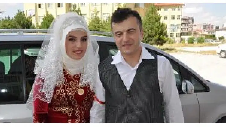 Düğün günü sınava girdi