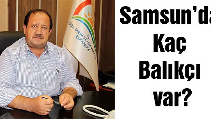 Samsun'da Kaç Balıkçı var?