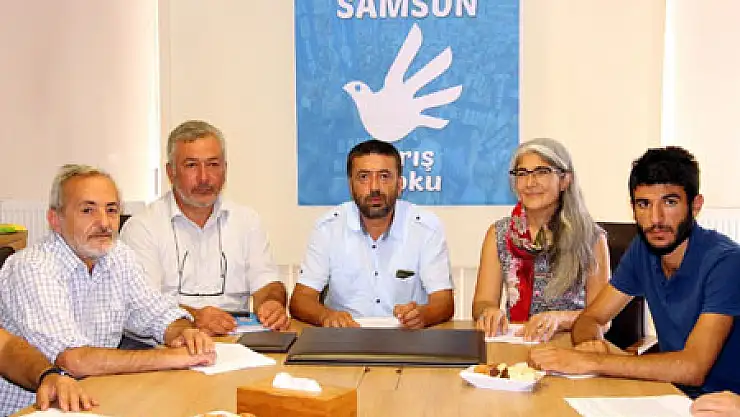 Samsun'da 'Barış Bloku' Kuruldu
