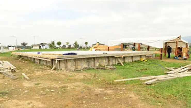 Park Vadi'ye Ahşap Mescit