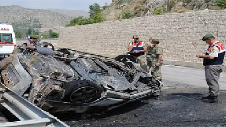 Yanan Araçta Can Verdi