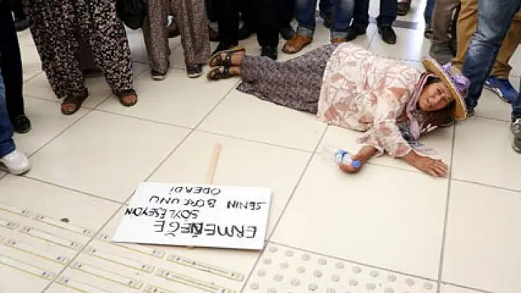 Hazine arazisi ihalesi mahalleliyi isyan ettirdi