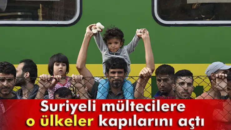Almanya ve Avusturya kapılarını Suriyelilere açtı