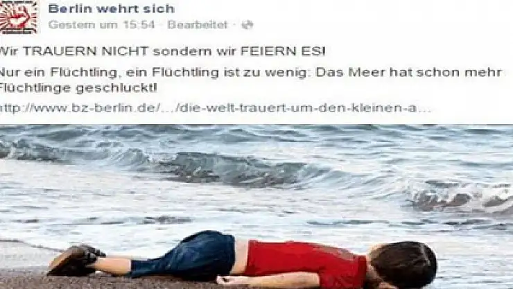 Aylan'ın ölümüne sevinen Alman'ın evine baskın