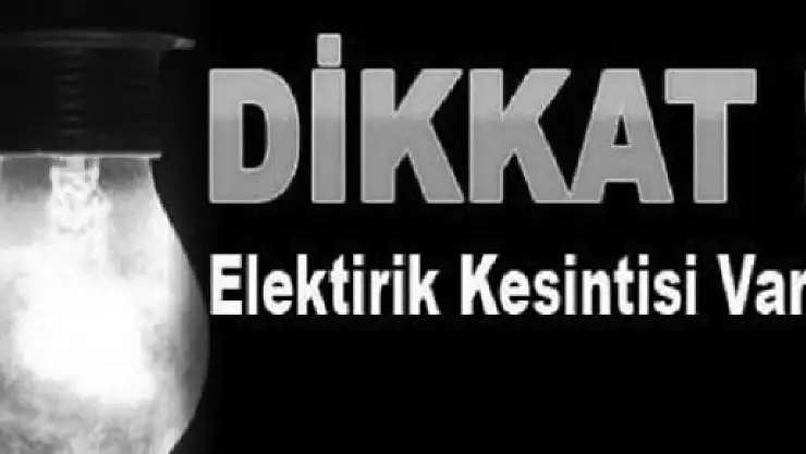 Samsun İlinde programlı elektrik kesintisi bildirimi