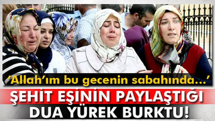 Şehit polislerin evine ateş düştü