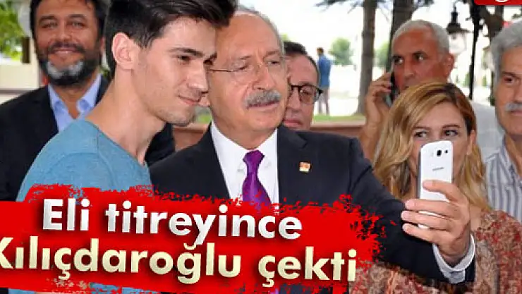 Elleri tireyince Kılıçdaroğlu çekti