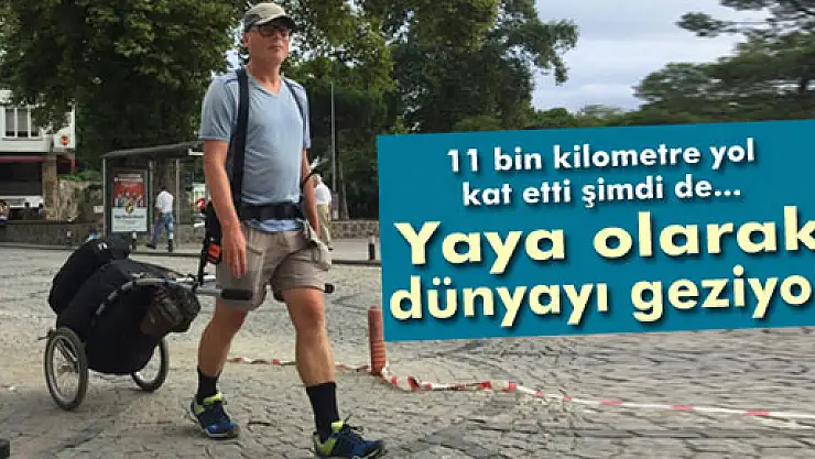 Yaya olarak dünyayı geziyor
