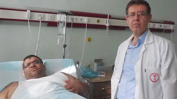 Hastalarıyla birlikte kilo verdi