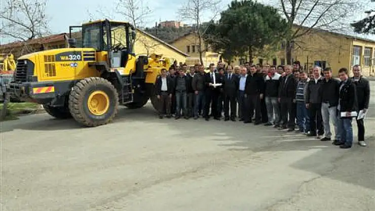 İş Makinesi Operatörlerine uygulamalı eğitim