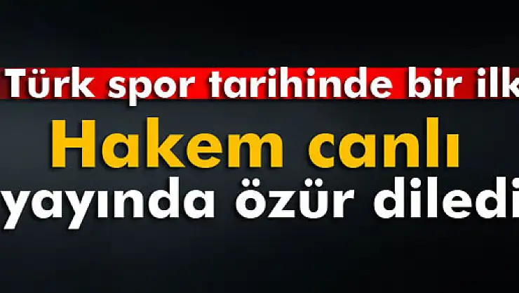 Deniz Çoban maç sonrası özür diledi