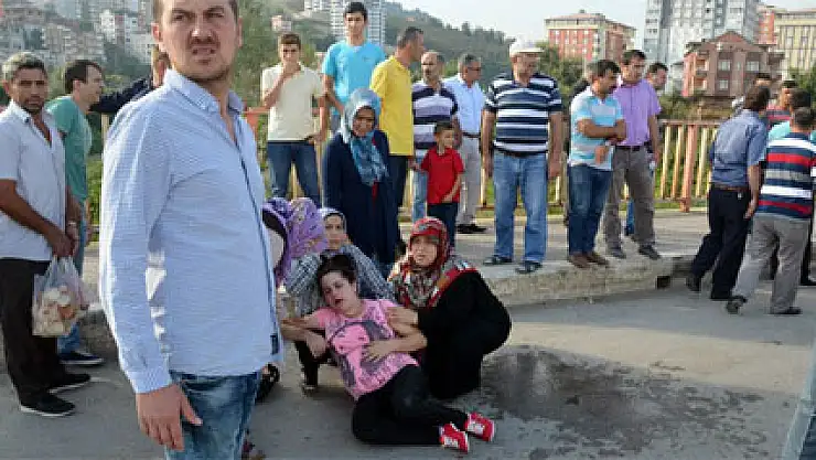 Hamile kadına motosiklet çarptı